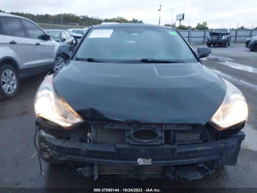 2013 HYUNDAI VELOSTER TURBO - KMHTC6AE2DU162420