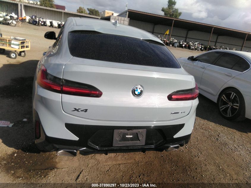 2022 BMW X4 XDRIVE30I - 5UX33DT00N9K75926
