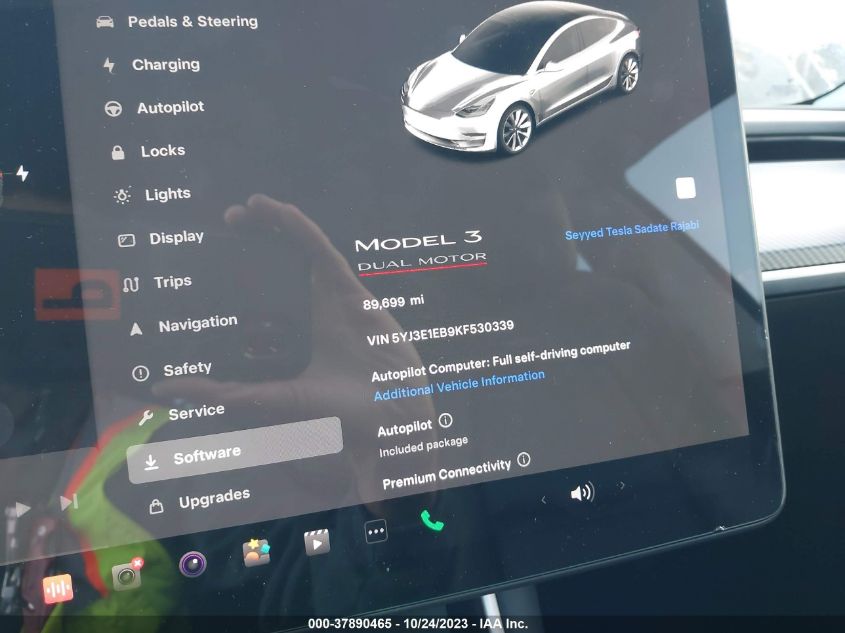 2019 TESLA MODEL 3 - 5YJ3E1EB9KF530339