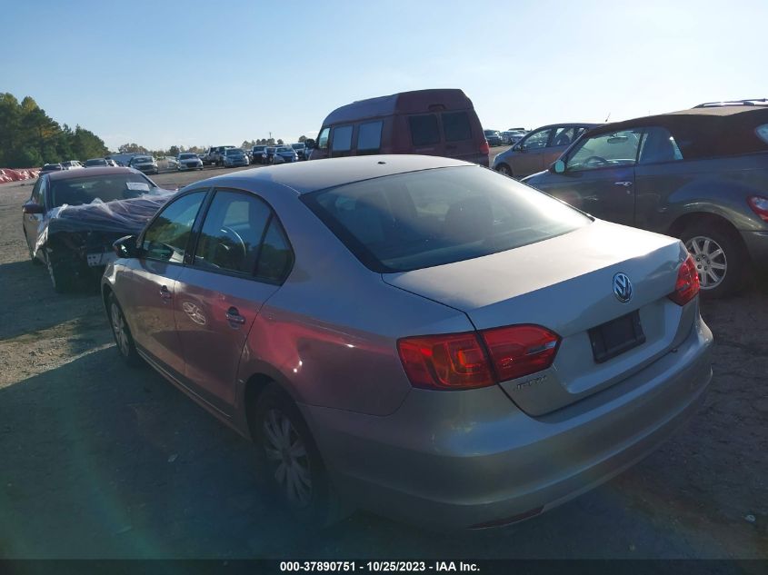 2014 VOLKSWAGEN JETTA 2.0L S - 3VW2K7AJ0EM209825