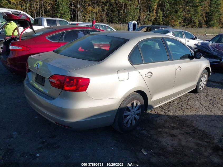 2014 VOLKSWAGEN JETTA 2.0L S - 3VW2K7AJ0EM209825