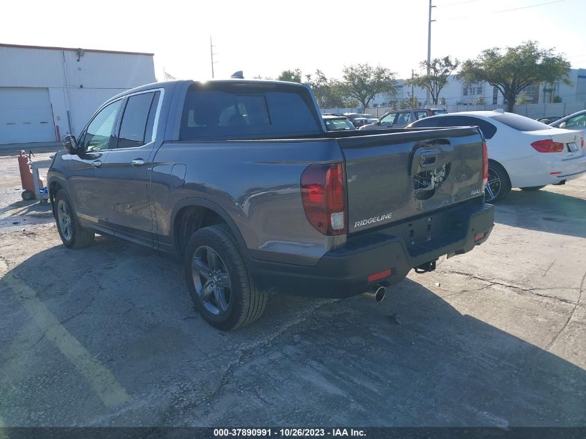 2022 HONDA RIDGELINE RTL - 5FPYK3F70NB024608