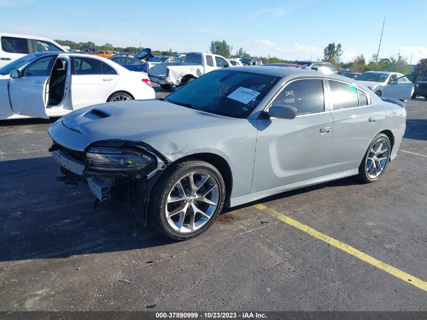 VIN 2C3CDXHG6MH643048 2021 DODGE CHARGER GT