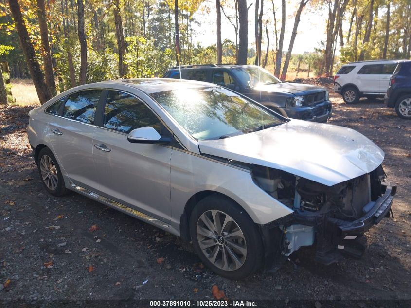 2017 HYUNDAI SONATA SPORT/LIMITED - 5NPE34AFXHH587877