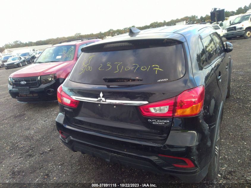 2019 MITSUBISHI OUTLANDER SPORT 2.0 - JA4AR3AU5KU030887