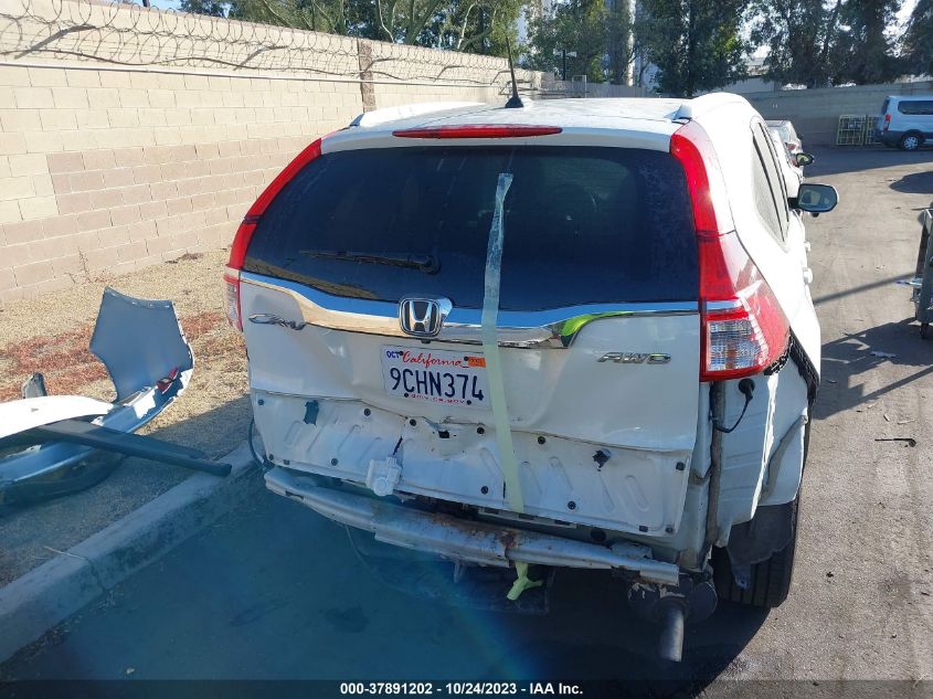 2016 HONDA CR-V EXL - 5J6RM4H75GL027315