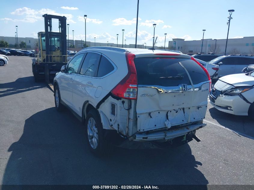 2016 HONDA CR-V EXL - 5J6RM4H75GL027315