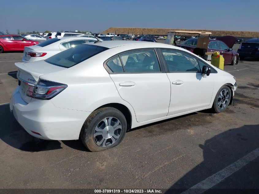 2014 HONDA CIVIC HYBRID - 19XFB4F27EE200103