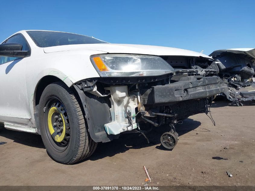 2013 VOLKSWAGEN JETTA SEDAN S 3VW2K7AJ6DM421272