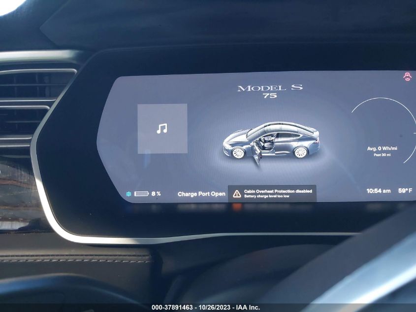 2016 TESLA MODEL S 70 KWH - 5YJSA1E13GF160544