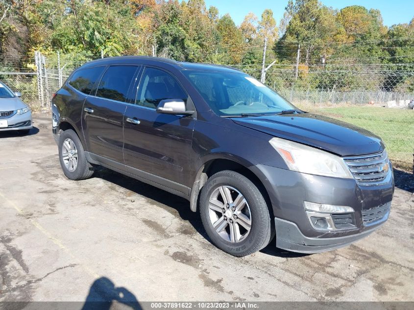 2015 CHEVROLET TRAVERSE LT - 1GNKRHKD9FJ155024