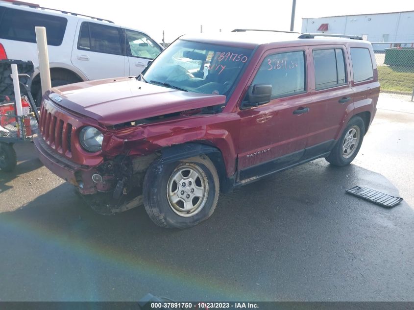 2016 JEEP PATRIOT SPORT - 1C4NJPBA5GD787581