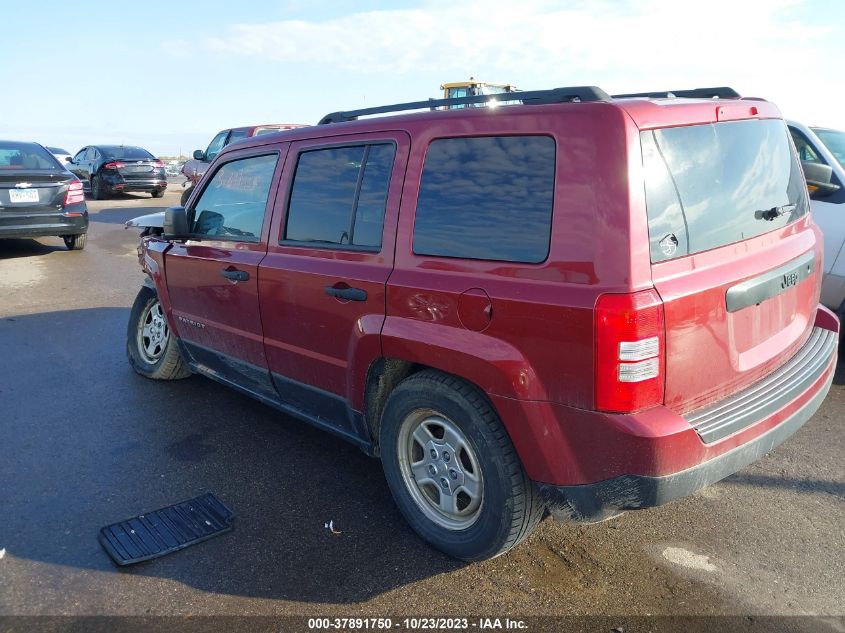 2016 JEEP PATRIOT SPORT - 1C4NJPBA5GD787581