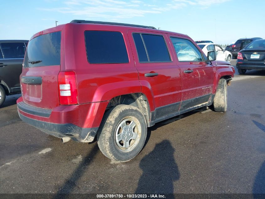 2016 JEEP PATRIOT SPORT - 1C4NJPBA5GD787581
