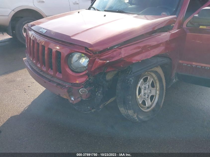 2016 JEEP PATRIOT SPORT - 1C4NJPBA5GD787581