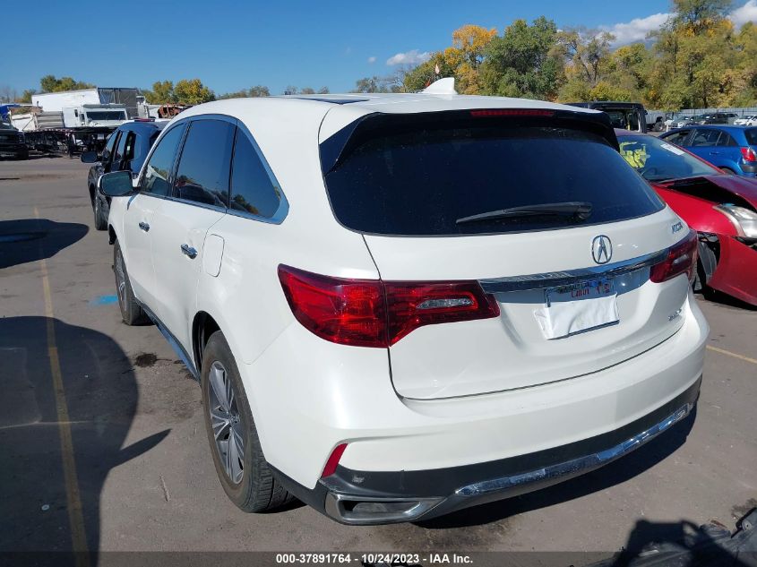 2018 ACURA MDX - 5J8YD4H3XJL007987