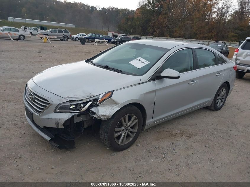 2017 HYUNDAI SONATA 2.4L - 5NPE24AF1HH494653