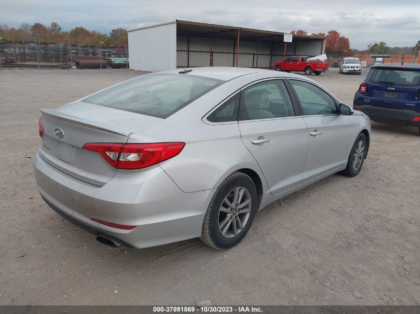 2017 HYUNDAI SONATA 2.4L - 5NPE24AF1HH494653