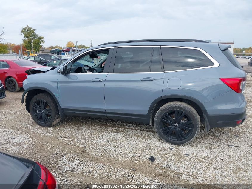 2022 HONDA PILOT SE - 5FNYF6H29NB091580