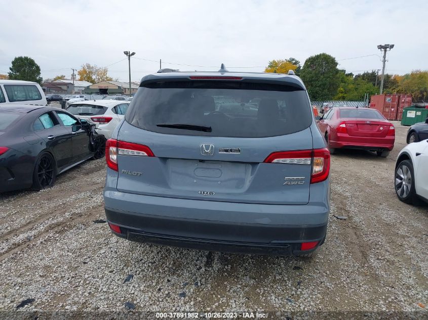 2022 HONDA PILOT SE - 5FNYF6H29NB091580