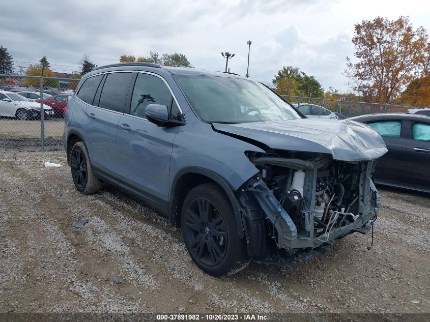 2022 HONDA PILOT SE - 5FNYF6H29NB091580