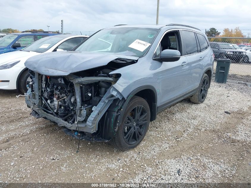 2022 HONDA PILOT SE - 5FNYF6H29NB091580