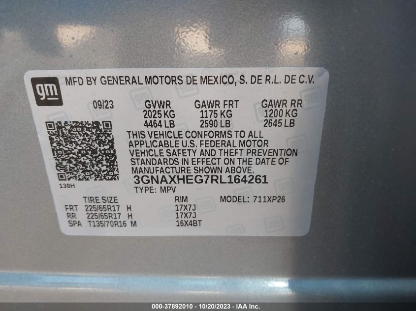 2024 CHEVROLET EQUINOX LS - 3GNAXHEG7RL164261