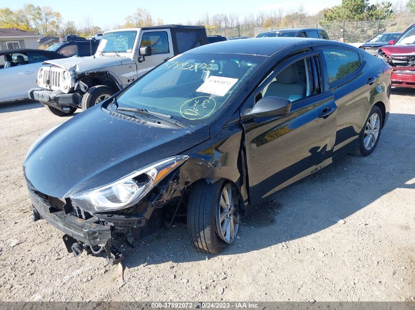 2016 HYUNDAI ELANTRA SE/SPORT/LIMITED - 5NPDH4AE4GH757203
