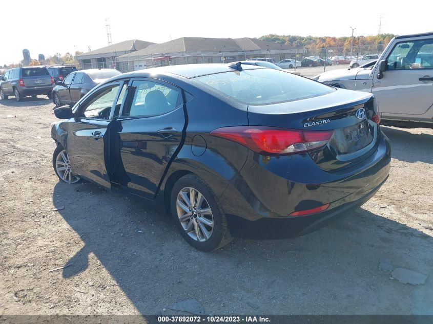 2016 HYUNDAI ELANTRA SE/SPORT/LIMITED - 5NPDH4AE4GH757203