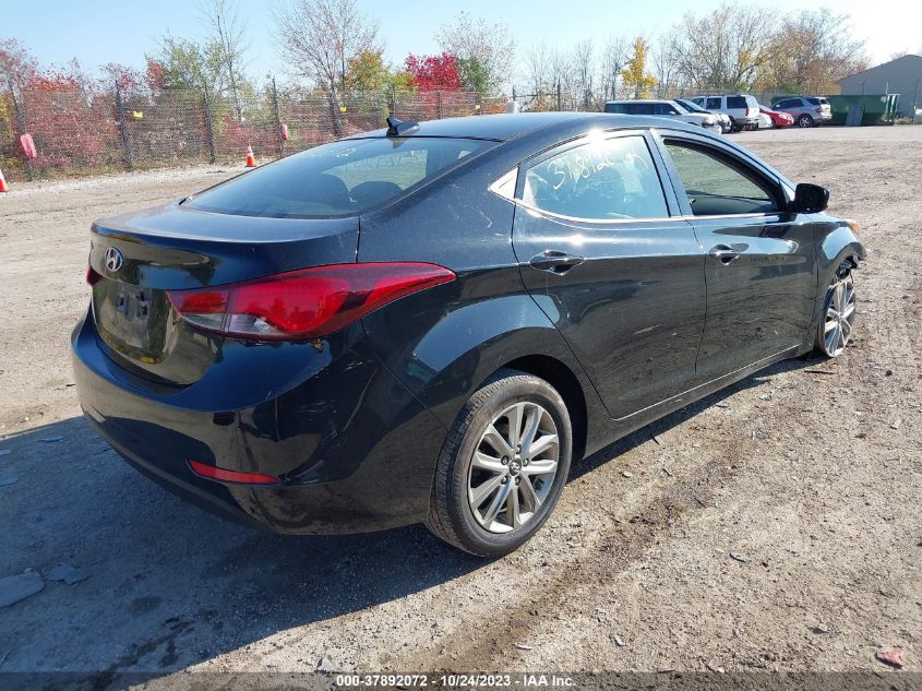 2016 HYUNDAI ELANTRA SE/SPORT/LIMITED - 5NPDH4AE4GH757203