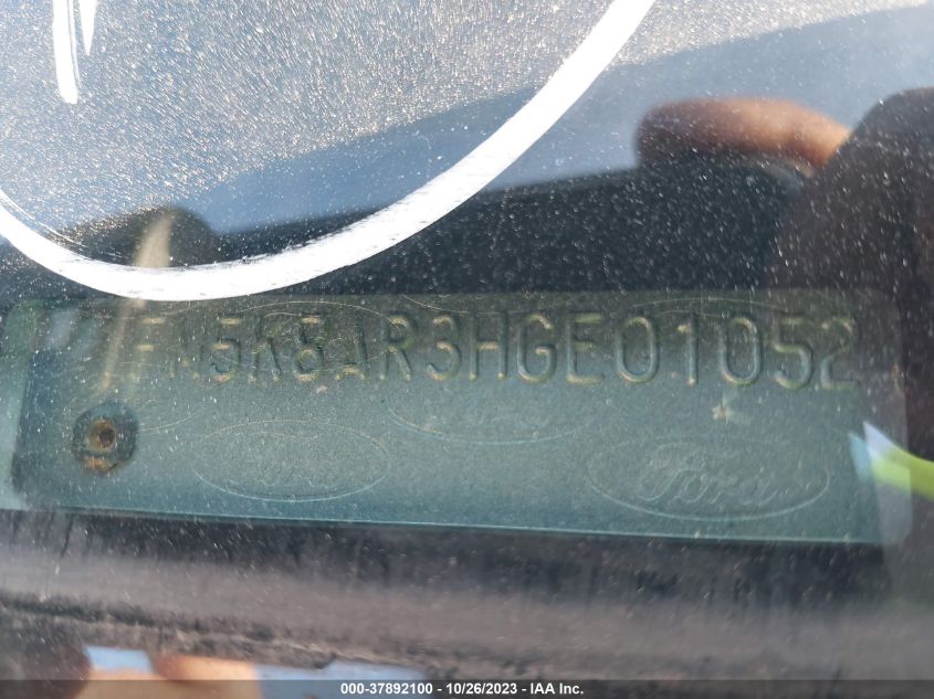 2017 FORD POLICE INTERCEPTOR - 1FM5K8AR3HGE01052