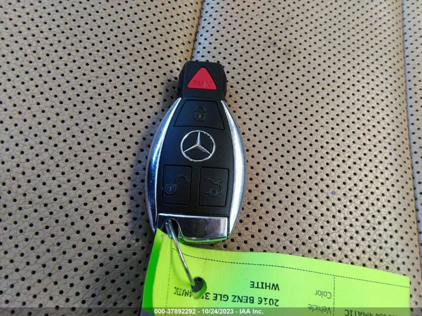 2016 MERCEDES-BENZ GLE GLE 350 4JGDA5HB1GA696238