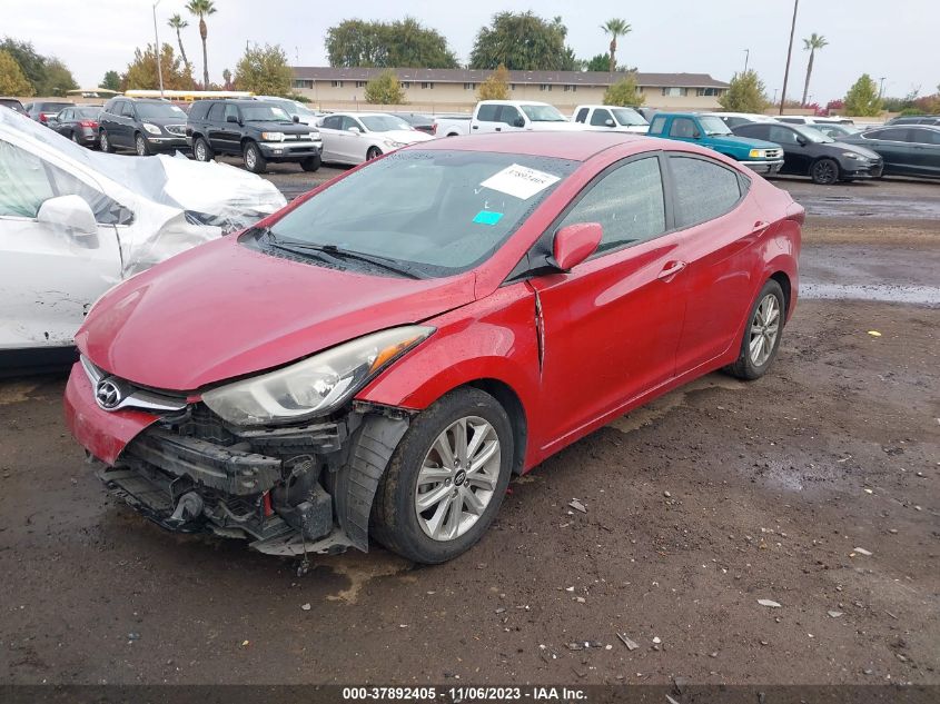 2014 HYUNDAI ELANTRA SE - KMHDH4AEXEU143304
