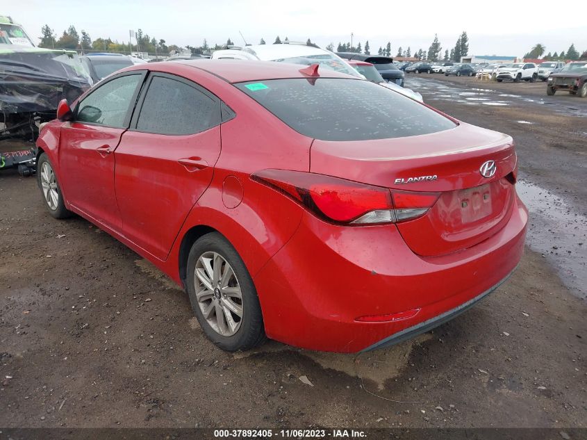 2014 HYUNDAI ELANTRA SE - KMHDH4AEXEU143304