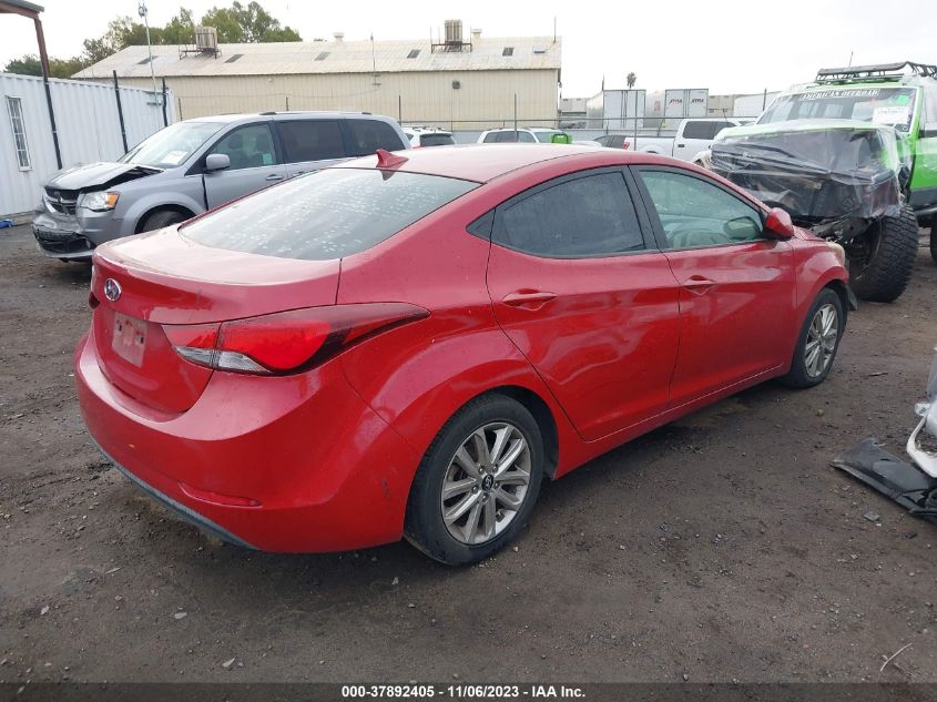 2014 HYUNDAI ELANTRA SE - KMHDH4AEXEU143304