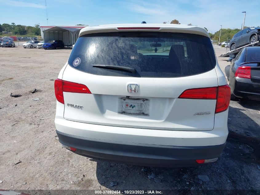 2016 HONDA PILOT EXL - 5FNYF6H59GB113171