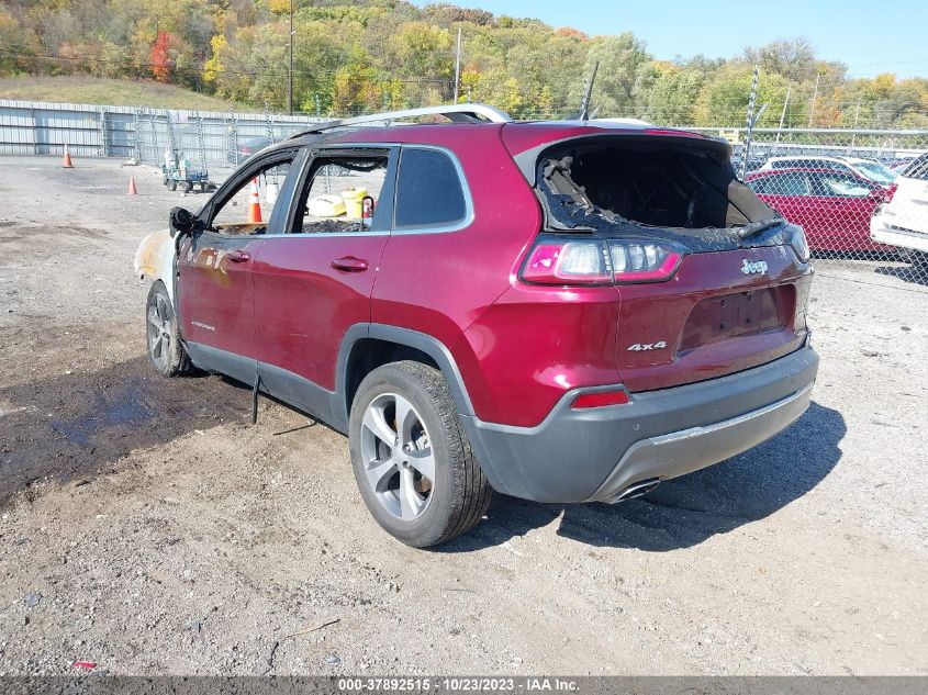 2019 JEEP CHEROKEE LIMITED - 1C4PJMDX2KD458709