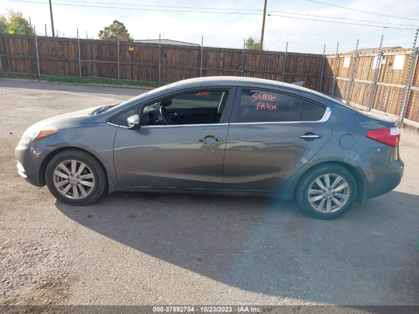 2014 KIA FORTE EX - KNAFX4A83E5091452