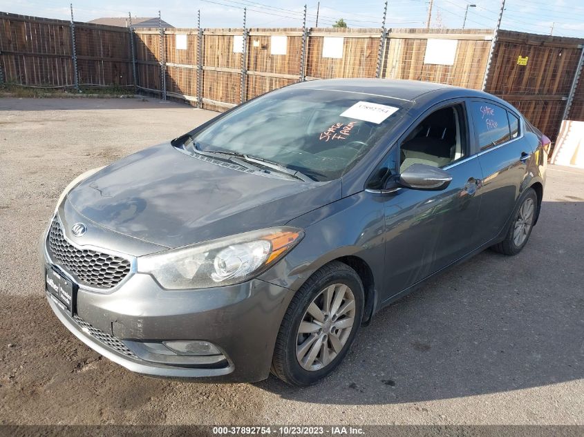 2014 KIA FORTE EX - KNAFX4A83E5091452