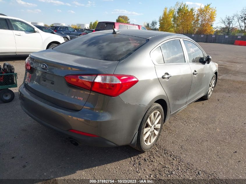 2014 KIA FORTE EX - KNAFX4A83E5091452