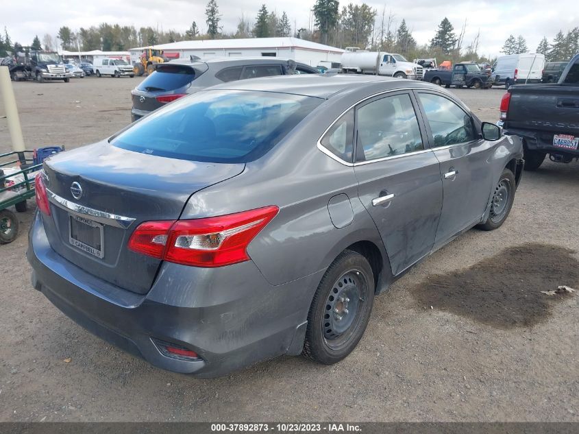 2016 NISSAN SENTRA S - 3N1AB7AP0GY303284