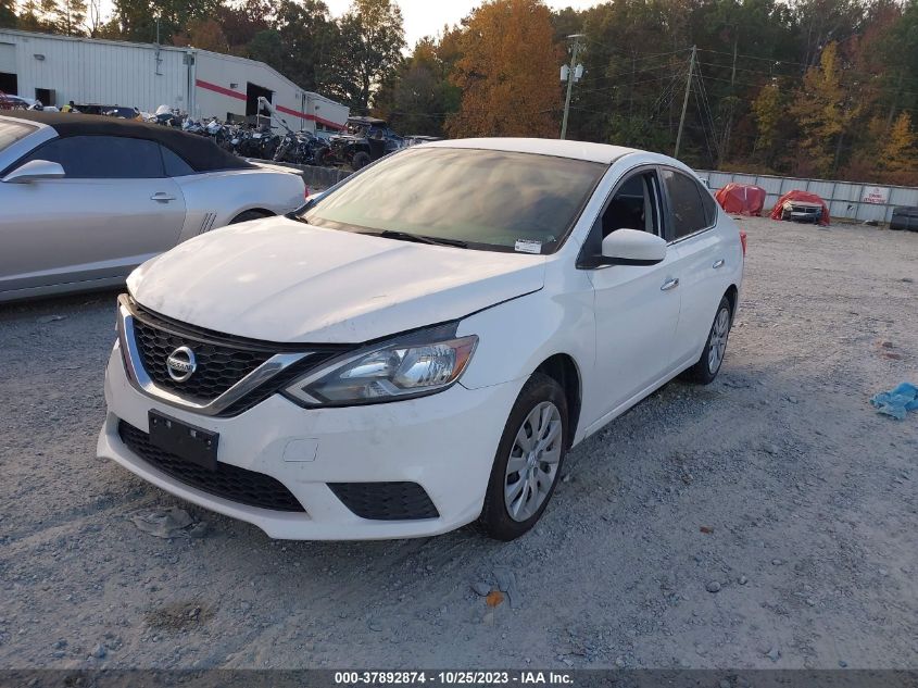 2016 NISSAN SENTRA S/SV/SR/SL - 3N1AB7AP2GY219256