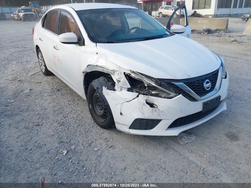 2016 NISSAN SENTRA S/SV/SR/SL - 3N1AB7AP2GY219256