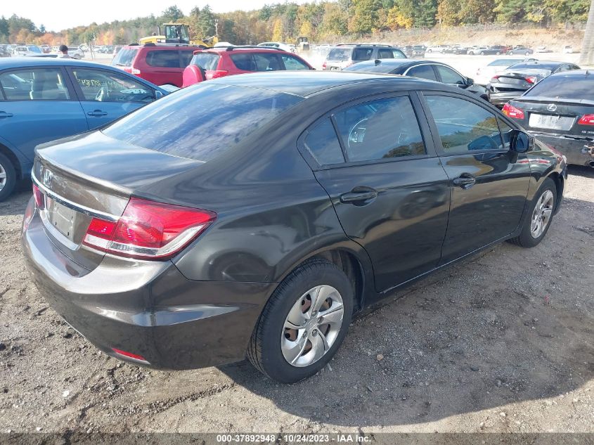 2013 HONDA CIVIC SDN LX 19XFB2F5XDE222206
