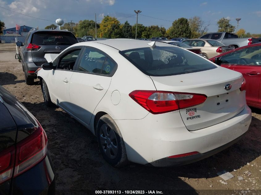 2016 KIA FORTE LX - KNAFK4A67G5620577