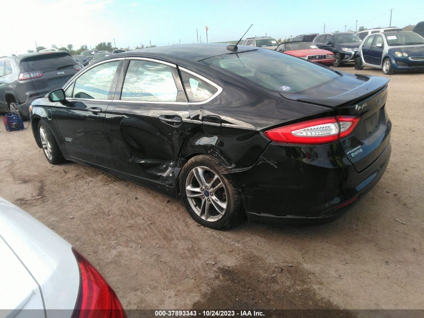 2016 FORD FUSION ENERGI TITANIUM - 3FA6P0SU7GR185959