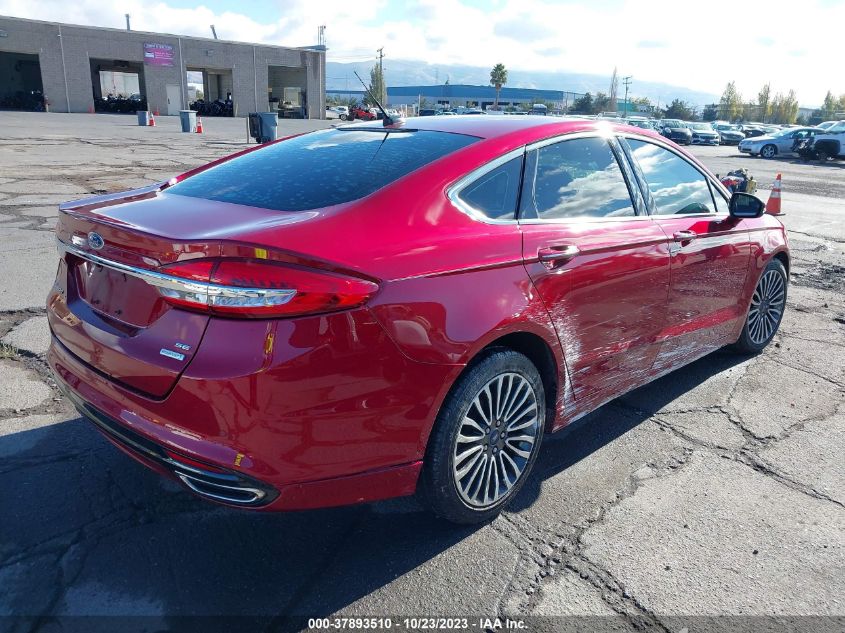 2018 FORD FUSION SE - 3FA6P0H9XJR110814