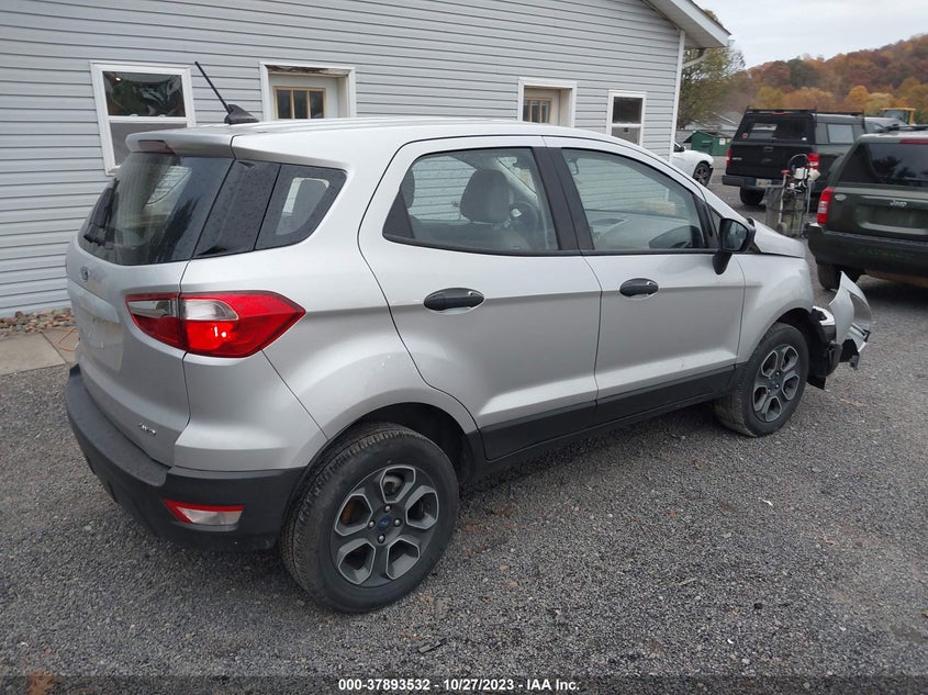 VIN MAJ6S3FL9MC452045 2021 FORD ECOSPORT S