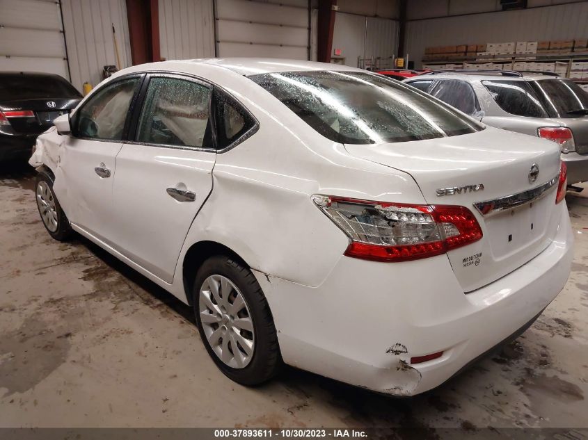 2015 NISSAN SENTRA S - 3N1AB7AP8FY346737