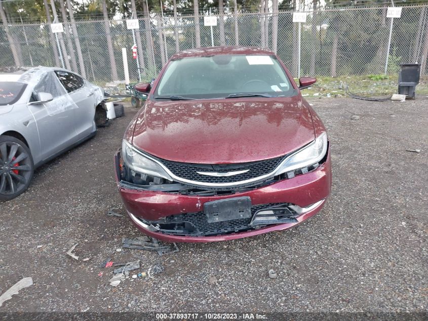2015 CHRYSLER 200 C - 1C3CCCEG0FN636526